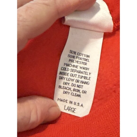 Vintage Mickey Mouse 25th Anniversary Walt Disney World Sweatshirt Men’s Size Lg - Picture 4 of 6